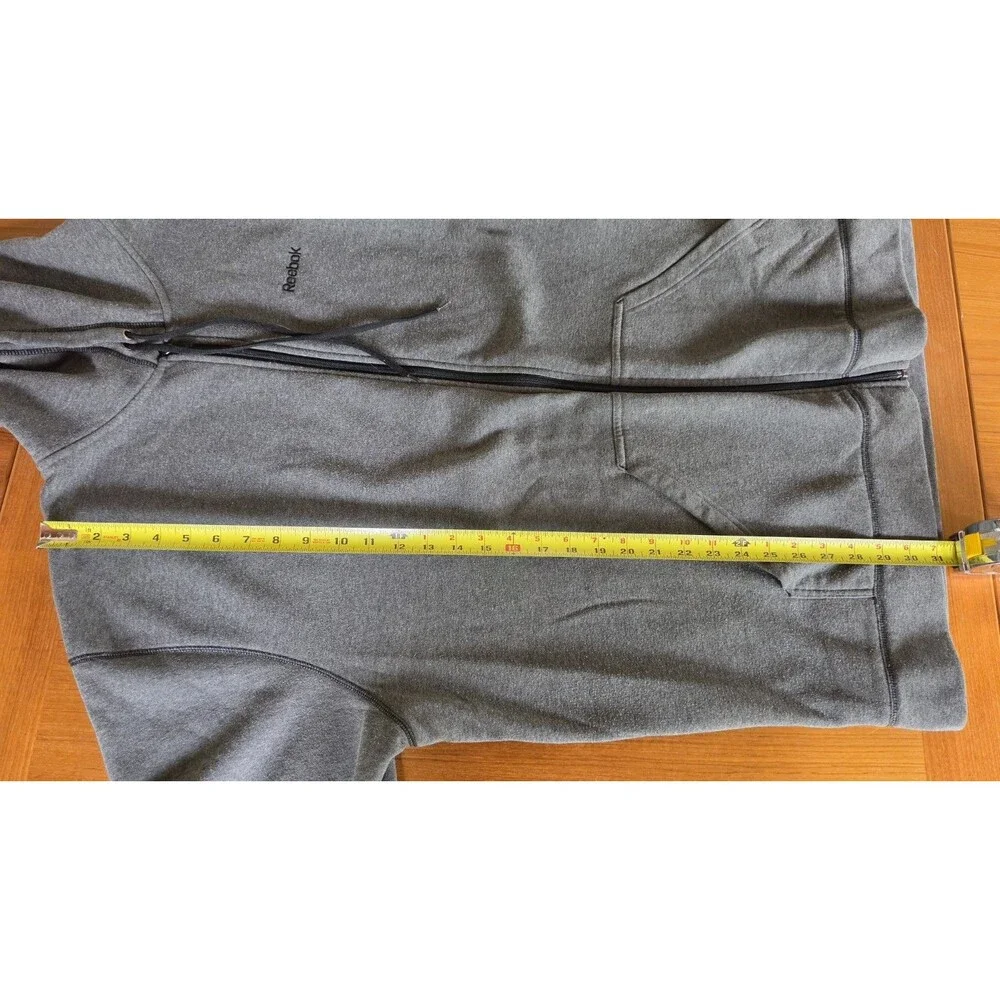 Reebok Men's Grey Hooded Jacket Size 3XL